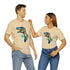 Stained Glass Velociraptor - Short Sleeve Tee